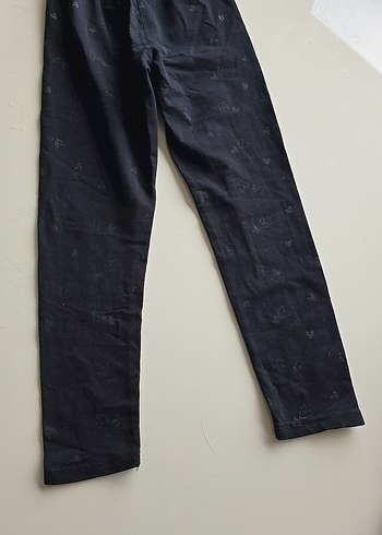 Kız Çocuk Siyah Esnek Tayt - Görsel 4