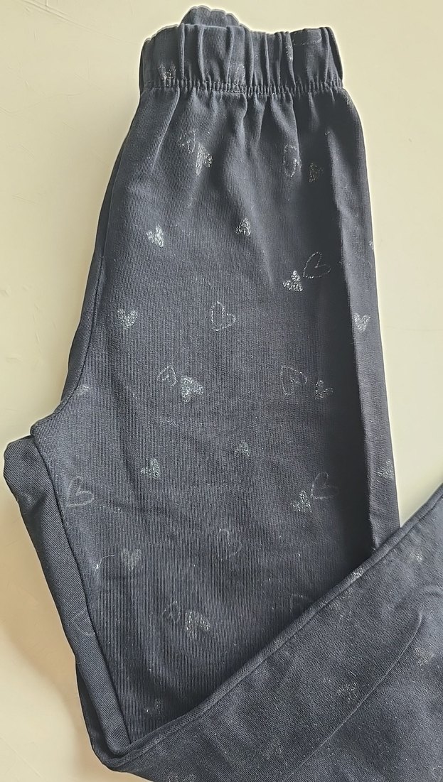 Kız Çocuk Siyah Esnek Tayt - Görsel 2