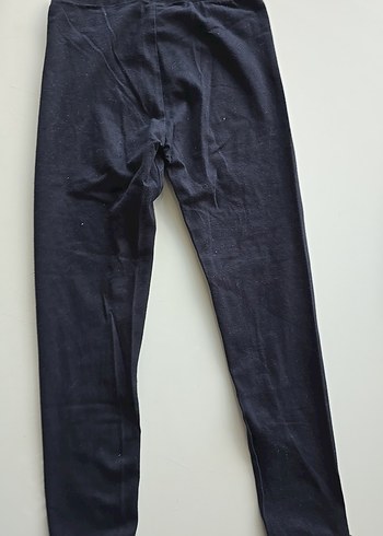 Kız Çocuk Lacivert Sade Tayt - Görsel 3