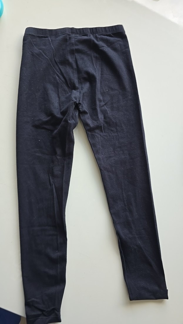 Kız Çocuk Lacivert Sade Tayt - Görsel 3