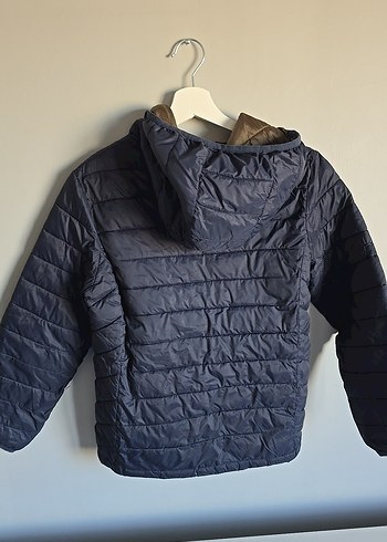 Erkek Çocuk Mavi Fermuarlı Kaban - Görsel 4