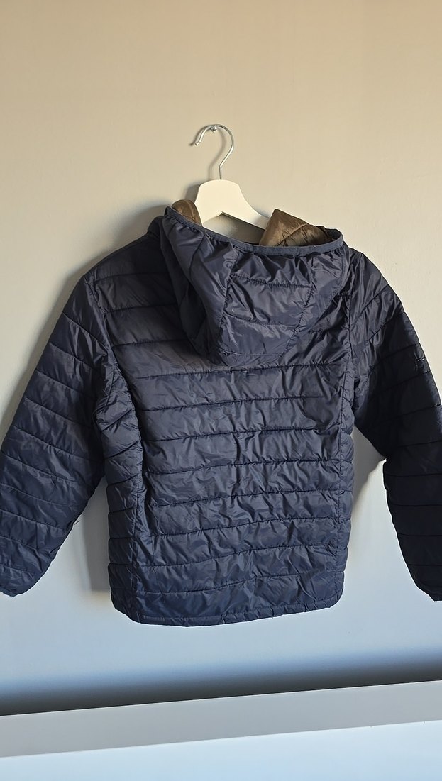 Erkek Çocuk Mavi Fermuarlı Kaban - Görsel 4