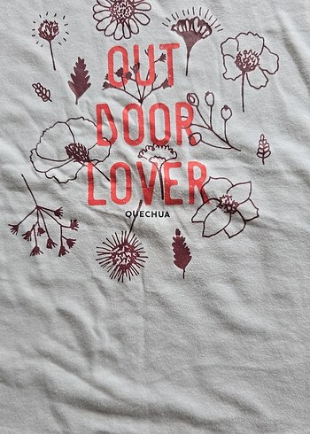 Kız Çocuk Gri Baskılı Kısa Kollu Tişört - Görsel 3