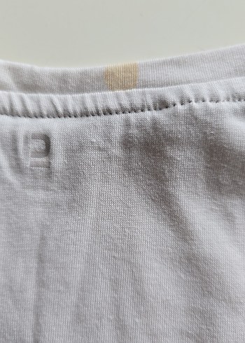 Kız Çocuk Gri Baskılı Kısa Kollu Tişört - Görsel 6