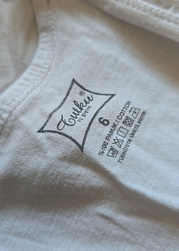 Beyaz Çocuk Atlet 4'lü Paket - Görsel 3