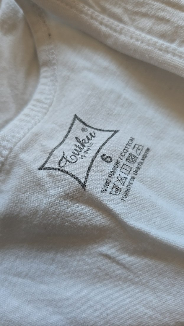 Beyaz Çocuk Atlet 4'lü Paket - Görsel 3