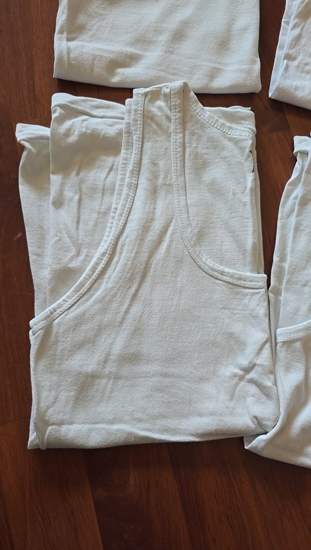 Beyaz Çocuk Atlet 4'lü Paket - Görsel 2