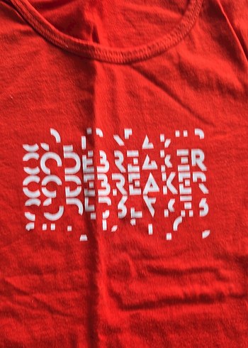 Kırmızı kız çocuk Tişörtü - Görsel 2