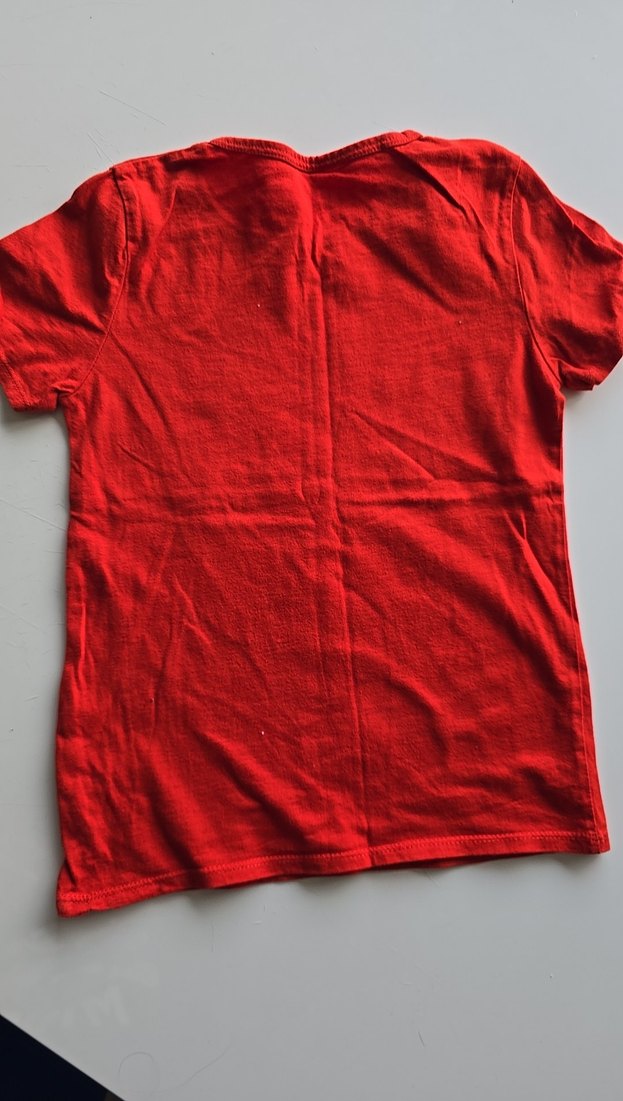 Kırmızı kız çocuk Tişörtü - Görsel 3