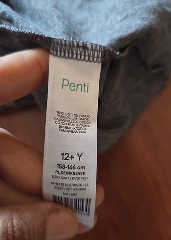 Gri Desensiz ve Desenli Çocuk Atletleri - Görsel 2