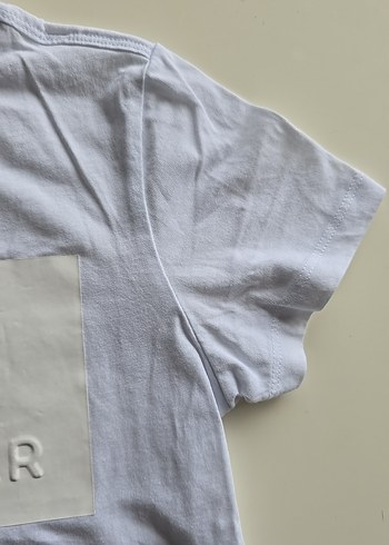 Beyaz Kız Çocuk Tişörtü, Kısa Kollu, Baskılı - Görsel 4