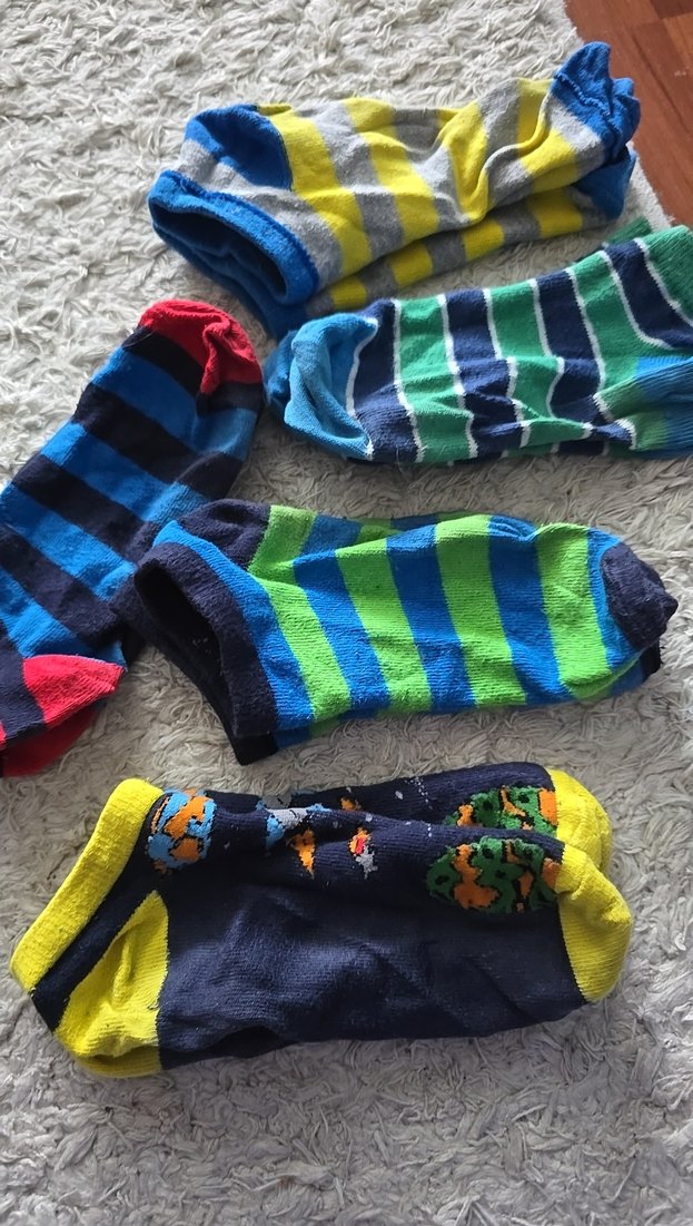 Renkli Erkek Çocuk Çorapları Seti - Görsel 2