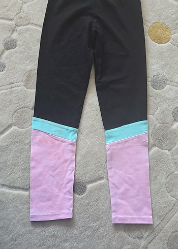 Kız Çocuk Unicorn Baskılı Renkli Tayt - Görsel 5