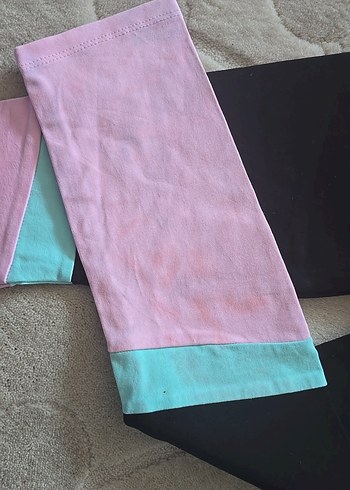 Kız Çocuk Unicorn Baskılı Renkli Tayt - Görsel 4