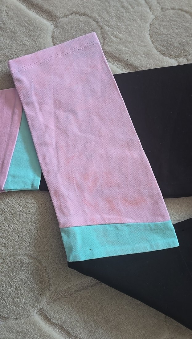 Kız Çocuk Unicorn Baskılı Renkli Tayt - Görsel 4