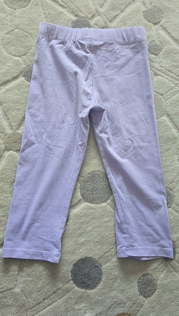 defacto Çocuk Lila Pamuklu Tayt - Görsel 5