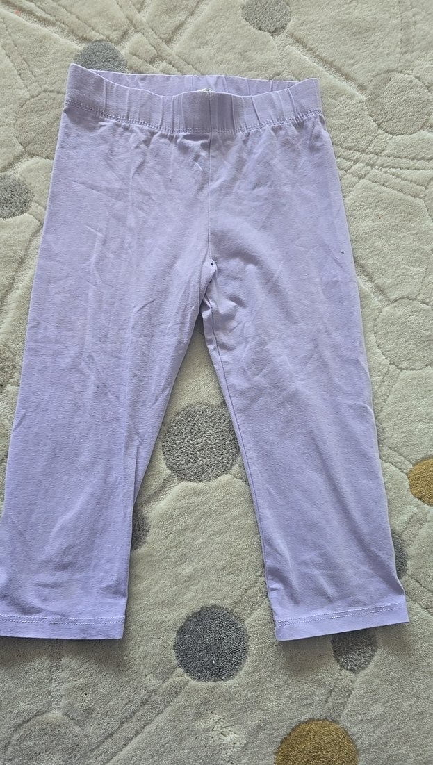 defacto Çocuk Lila Pamuklu Tayt - Görsel 2