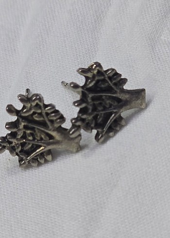 Vintage Gotik Yaprak Küpe