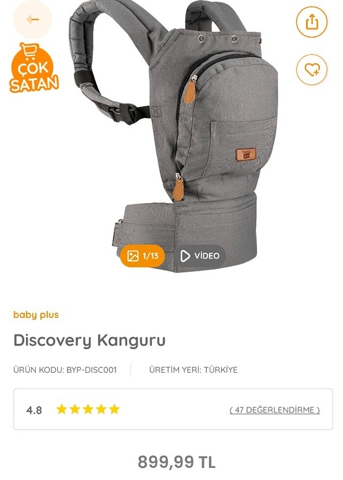 Kanguru cepli ve şapkalı  - Görsel 3