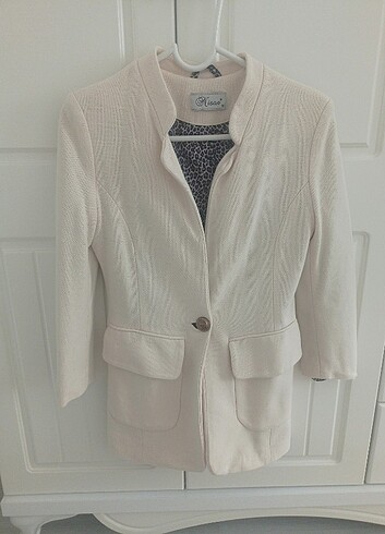 36 Beden ten rengi Renk Nisan marka blazer ceket