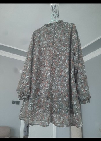 yesil Uzun Bohem Tunik