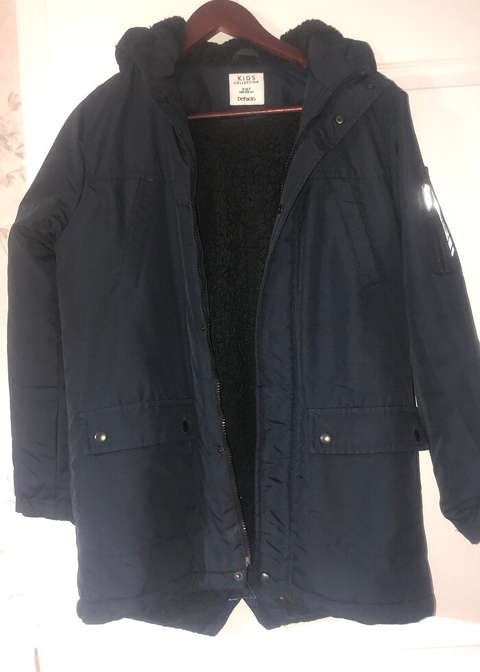 Çocuk içi miflonlu çok yeni kaban - Görsel 3