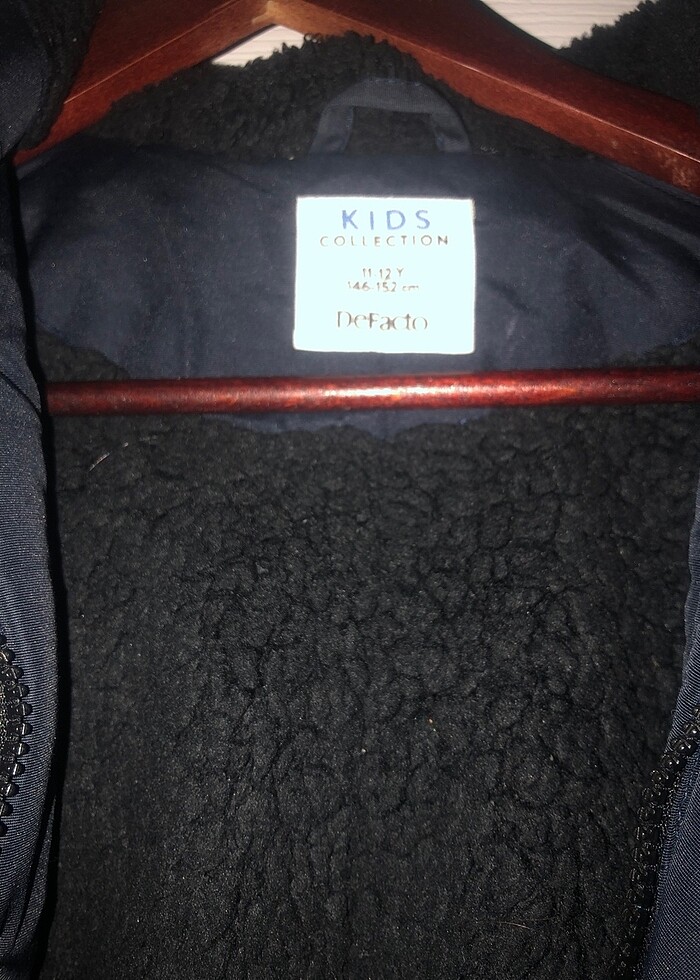 Çocuk içi miflonlu çok yeni kaban - Görsel 2