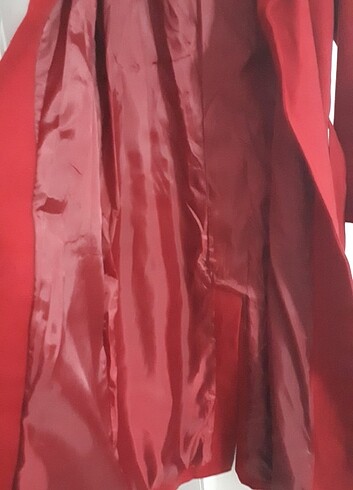 38 Beden bordo Renk Kaşe kaban uzun