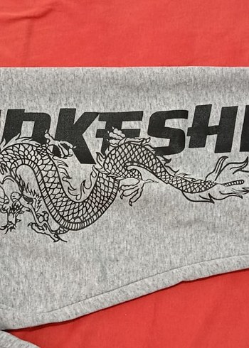 l Beden gri Renk Gri Baskılı Street Wear Kadın Eşofman
