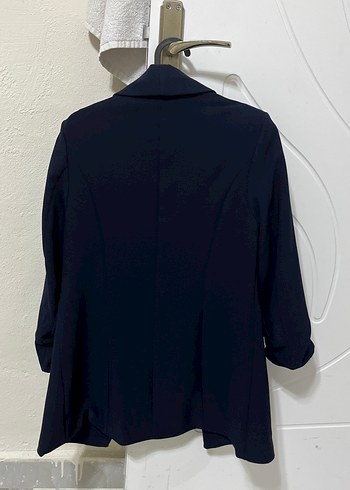 Diğer Kadın Lacivert Midi Blazer Ceket