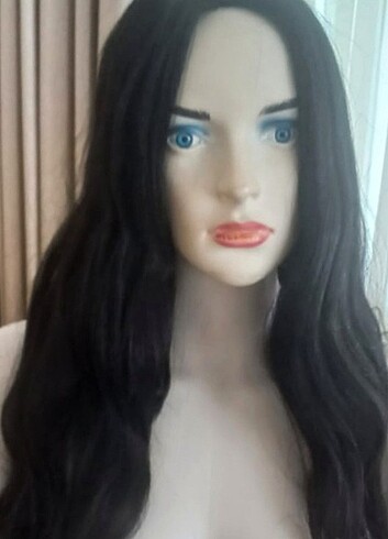 Siyah uzun peruk 