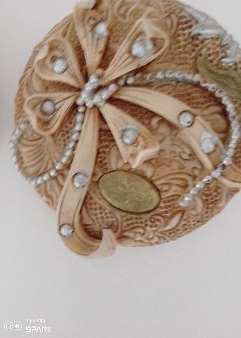 vintige berger İtalyan seramik kutu - Görsel 2