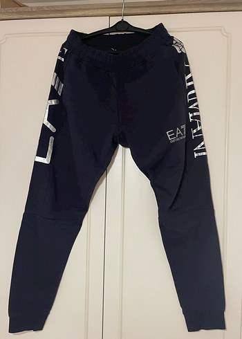 EA7 Erkek Lacivert Baskılı Eşofman Altı - Görsel 5