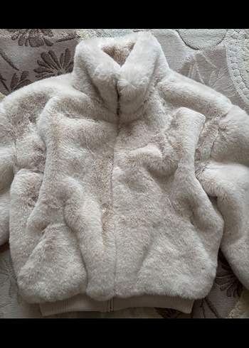 Peluş kurk mont