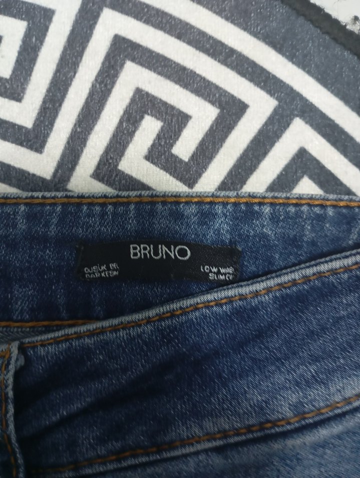 Erkek Mavi Denim Mini Şort - Görsel 3