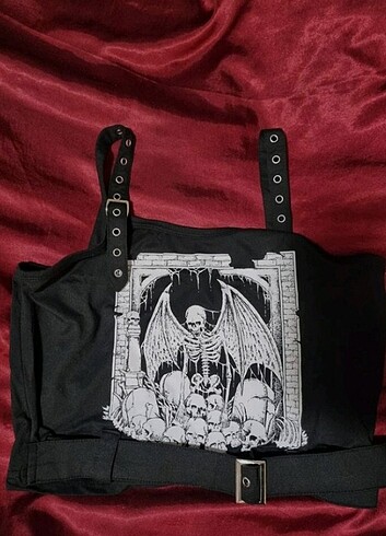 s Beden Shein goth grunge crop 