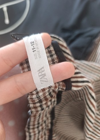 Düğmeli, Midi Boy Kumaş Pantolon 11-12 yaş - Görsel 3