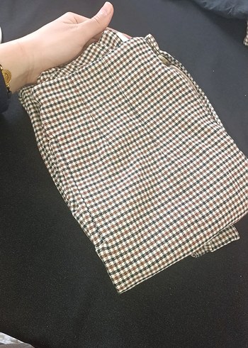 Düğmeli, Midi Boy Kumaş Pantolon 11-12 yaş - Görsel 2