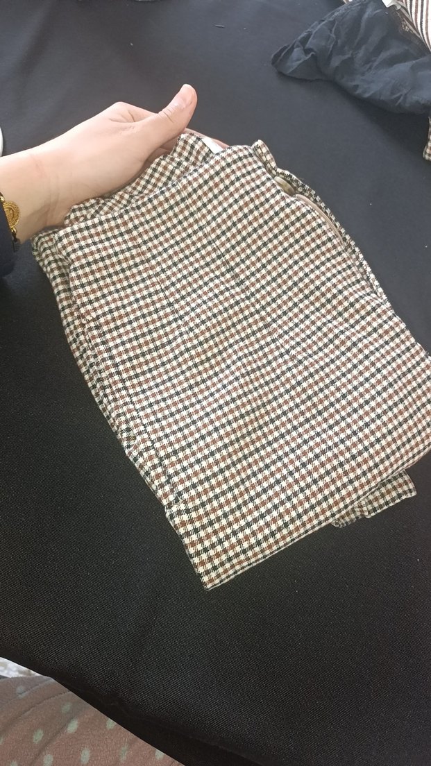 Düğmeli, Midi Boy Kumaş Pantolon 11-12 yaş - Görsel 2