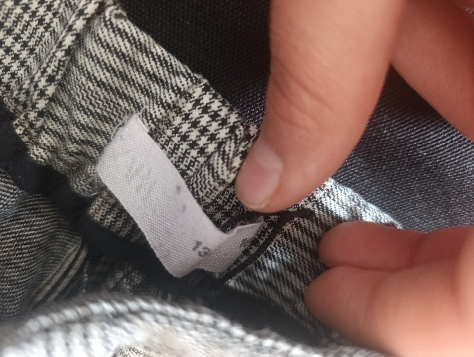 Gri Midi Pilili çocuk Kumaş Pantolon 13-14  yaş - Görsel 2