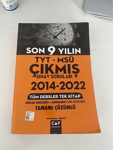 Çap yayınları çıkmış sorular