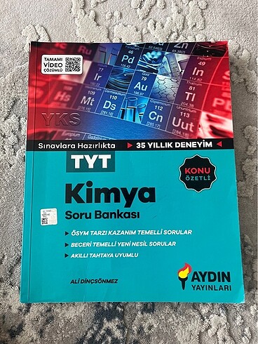 Aydın yayınları tyt kimya
