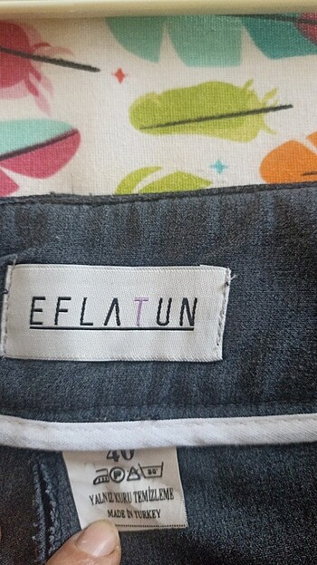 40 Beden Bayan Kumaş pantalon 