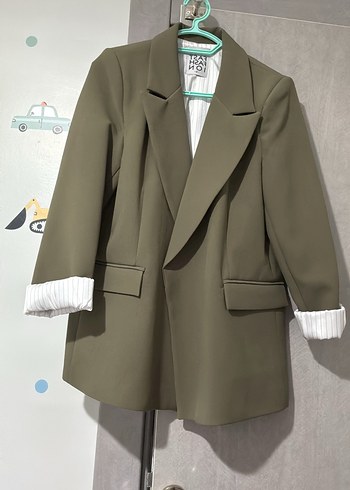 Zara Haki Oversize Blazer Ceket