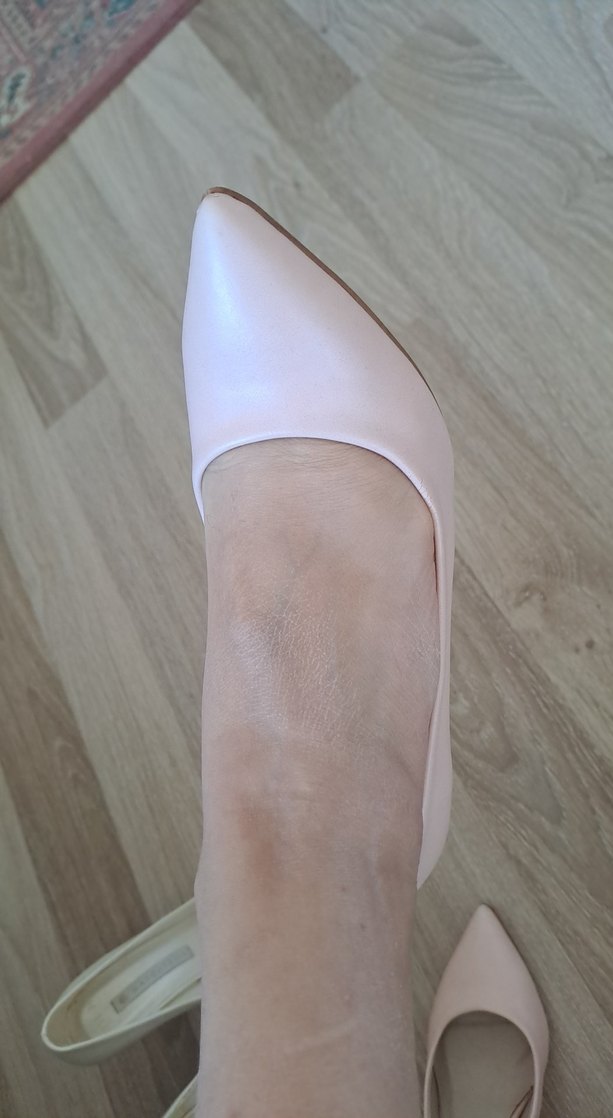 Marcatelli Hakiki Deri Stiletto Topuklu Kadın Ayakkabı - Görsel 4