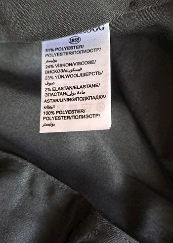 Fabrika/George Hogg Erkek Siyah Düğmeli Takım Elbise - Görsel 11