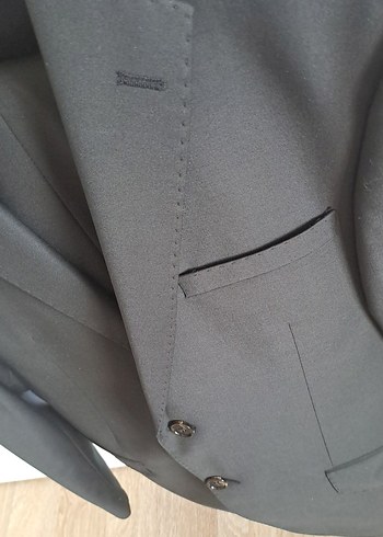 Fabrika/George Hogg Erkek Siyah Düğmeli Takım Elbise - Görsel 3