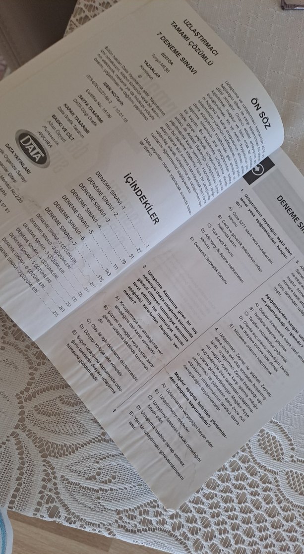 Uzlaştırmacı Tamamı Çözümlü Deneme Sınavı Kitabı - Görsel 4