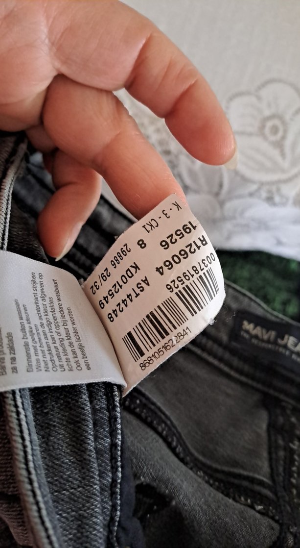 Mavi / Gri Pamuklu Erkek - Görsel 2