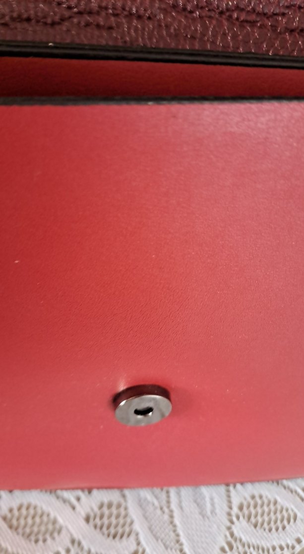 Zara-Kırmızı Deri Kadın Çanta - Görsel 2